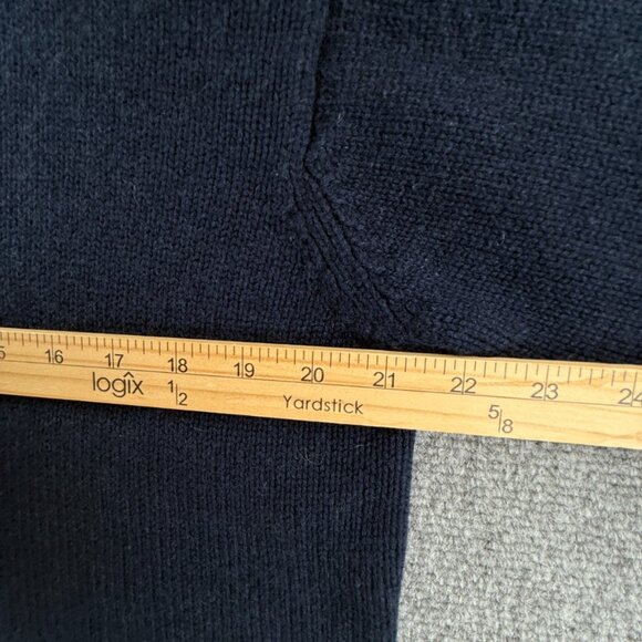 Ralph Lauren Cashmere Wool Blend Flag Sweater Navy Blue Medium Pullover Knit USA - Picture 10 of 15